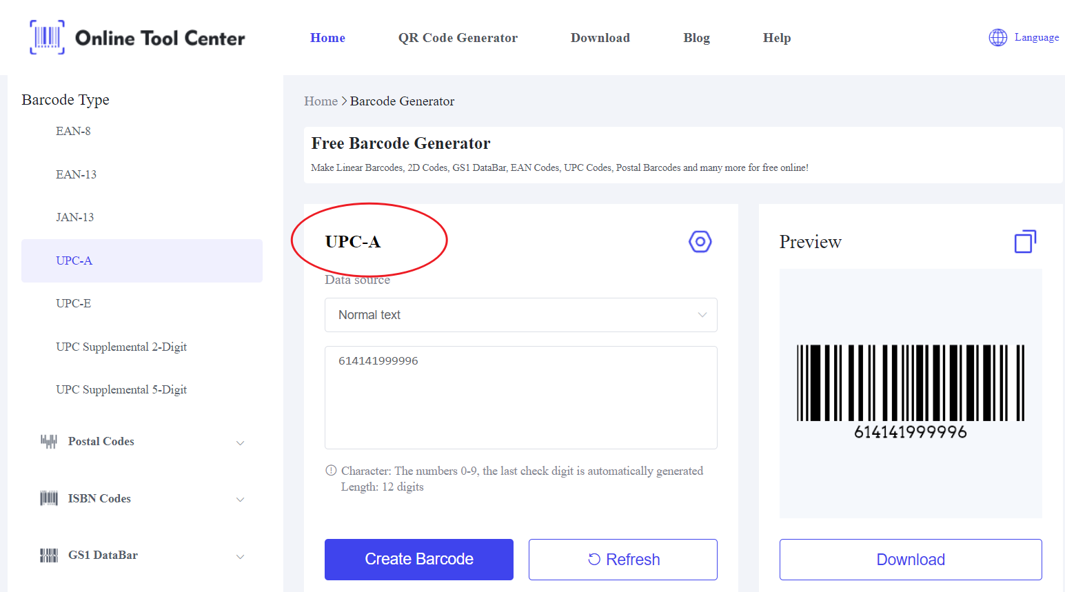 เครื่องสร้างบาร์โค้ด UPC.png