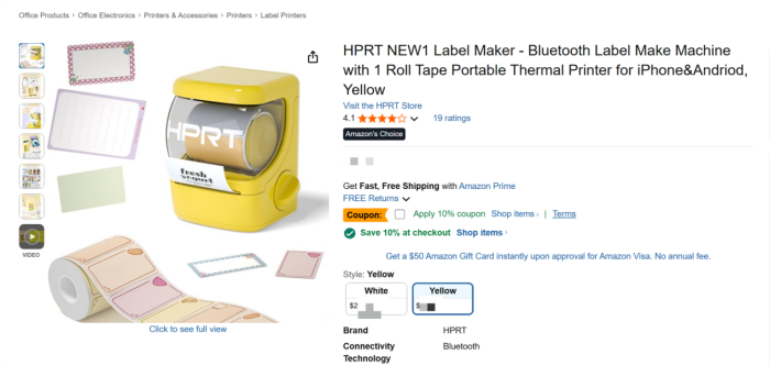 ชื่อรายการของ Amazon