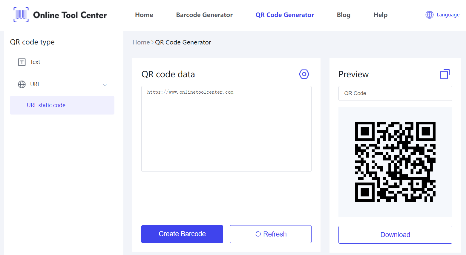 ตัวสร้างรหัส QR สำหรับการสร้าง .png