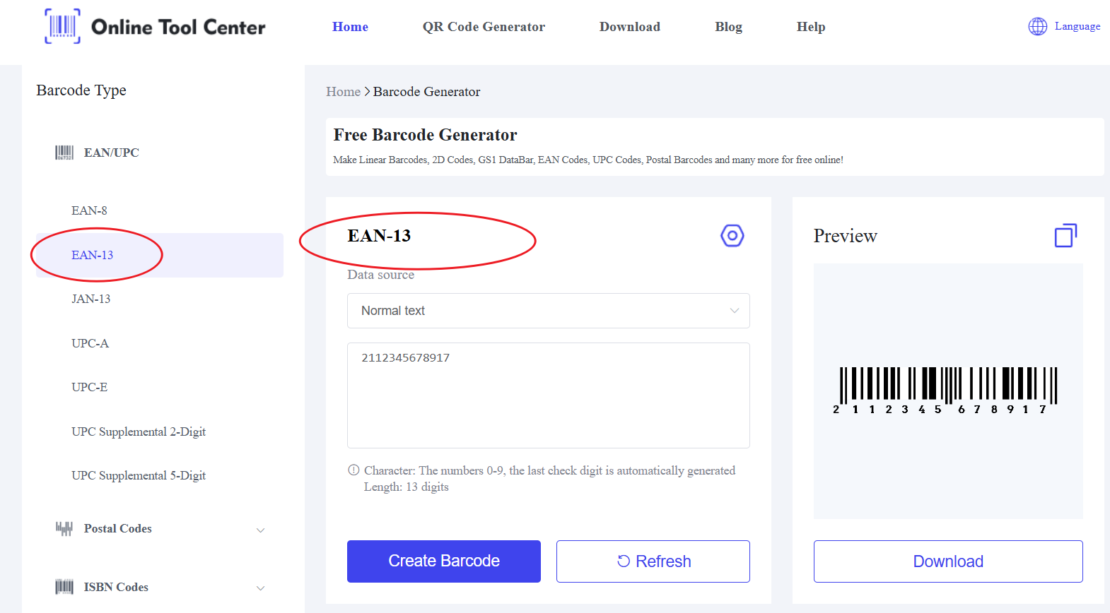 EAN 13 เครื่องสร้างบาร์โค้ด. png