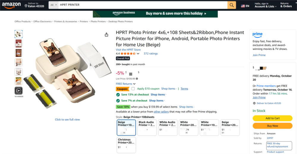 รายละเอียดสินค้า amazon