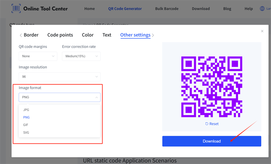 qr code image formats รูปแบบภาพรหัส QR