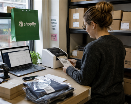 rint barcode labels for shopify ฉลากบาร์โค้ดสำหรับ shopify