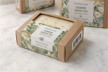 handmade soap with barcodes สบู่ทำด้วยมือพร้อมบาร์โค้ด