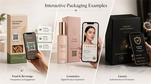 Interactive packaging examples ตัวอย่างบรรจุภัณฑ์แบบโต้ตอบ