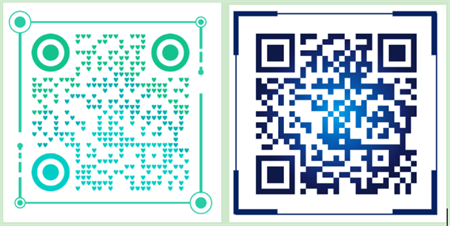qr code with frames รหัส qr พร้อมกรอบ