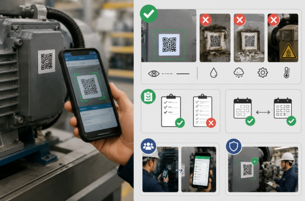 tips for qr code equipment inspectio เคล็ดลับสําหรับการตรวจสอบอุปกรณ์โค้ด QR