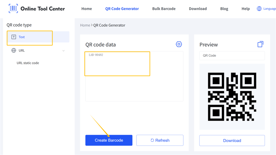 Convert Text to a QR Code แปลงข้อความเป็นรหัส QR