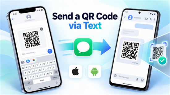 ส่งรหัส QR ด้วยข้อความ