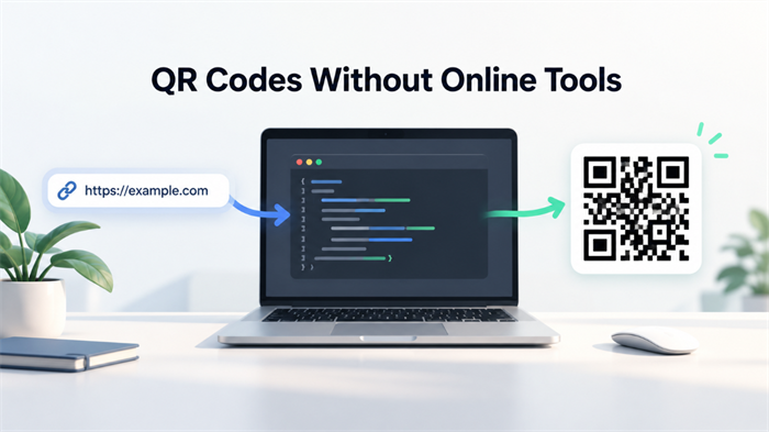 Create a QR Code without online tools สร้างรหัส QR โดยไม่ต้องใช้เครื่องมือออนไลน์