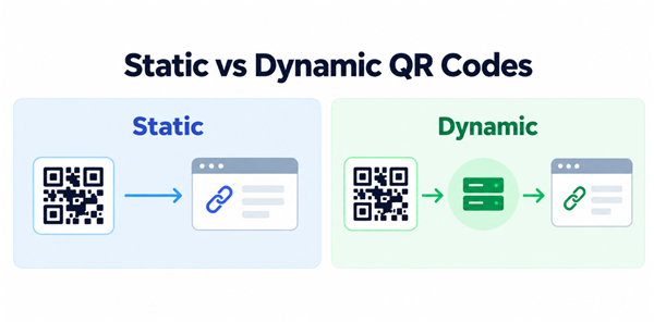 Static vs Dynamic QR Codes รหัส QR แบบคงที่ vs แบบไดนามิก